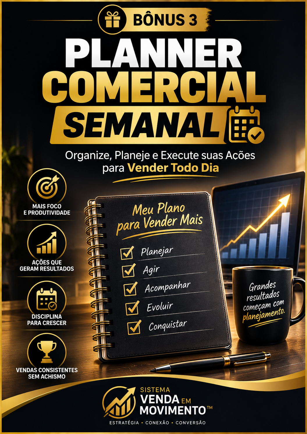 Bônus 3 — Planner Comercial Semanal