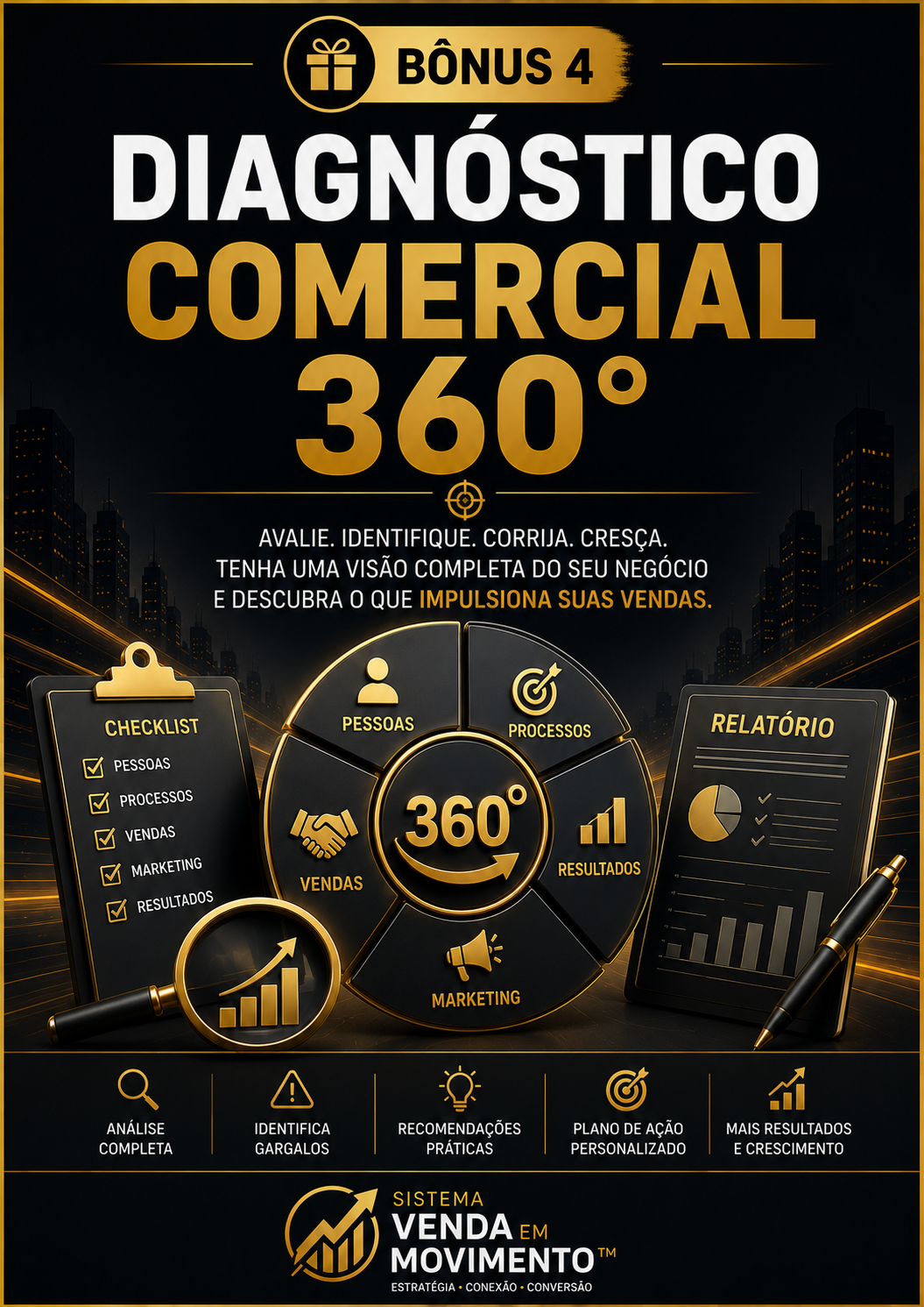Bônus 4 — Diagnóstico Comercial 360º